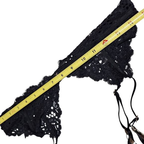 Victoria's Secret Sexy lace garter belt for stockings size M/L boudoir burlesque - Picture 4 of 6